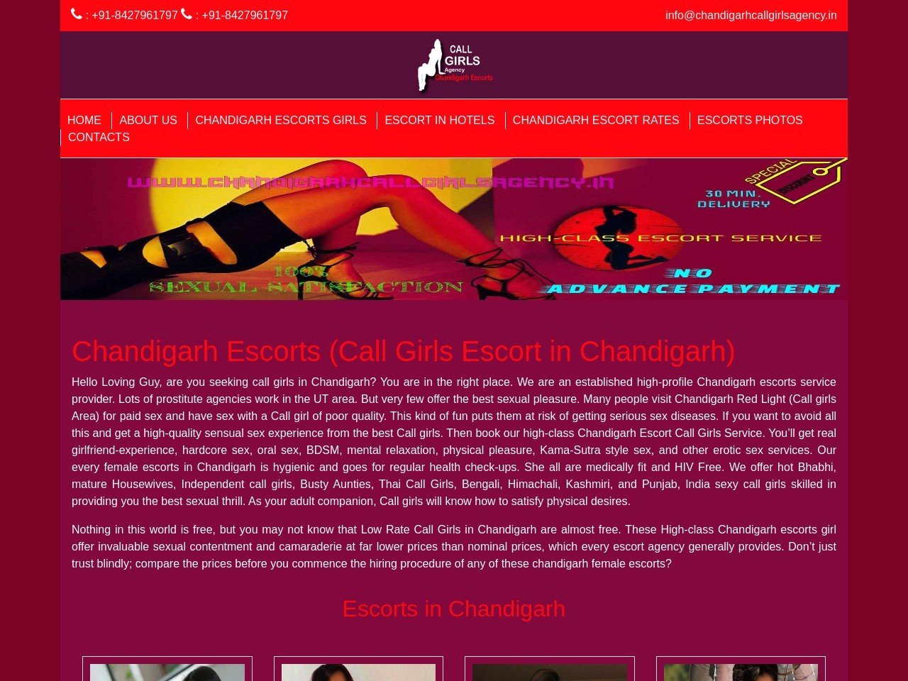 Chandigarh Call Girls Agency