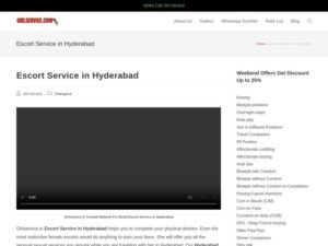 Gril Service Hyderabad Escorts